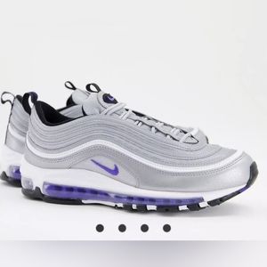 Nike Air Max 97 sneakers in metallic silver